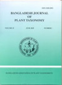 Bangladesh Journal Of Plant Taxonomy