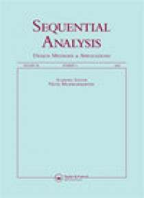 Sequential Analysis-design Methods And Applications