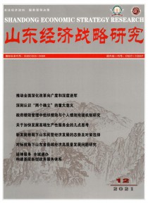 山东经济战略研究