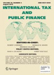 International Tax And Public Finance