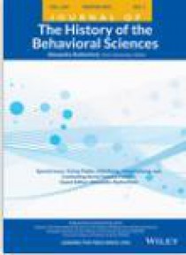 Journal Of The History Of The Behavioral Sciences