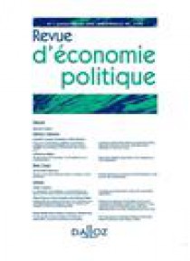 Revue D Economie Politique